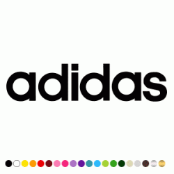 Stickers ADIDAS LETTRAGES Stickers ADIDAS LETTRAGES