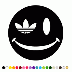 Stickers ADIDAS SMILEY Stickers ADIDAS SMILEY