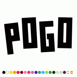 Stickers POGO SKATE LETTRAGES Stickers POGO SKATE LETTRAGES