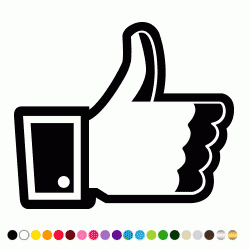 Stickers POUCE HAUT 2 Stickers POUCE HAUT 2