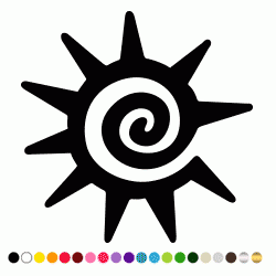 Stickers SOLEIL SPIRAL Stickers SOLEIL SPIRAL