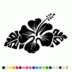 Stickers FLEUR HIBISCUS 21 Stickers FLEUR HIBISCUS 21
