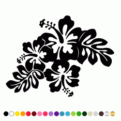 Stickers FLEUR HIBISCUS 25 Stickers FLEUR HIBISCUS 25