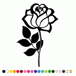 Stickers ROSE 7 Stickers ROSE 7
