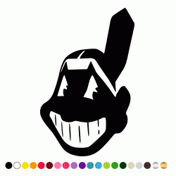 Stickers TETE SILHOUETTE INDIEN Stickers TETE SILHOUETTE INDIEN