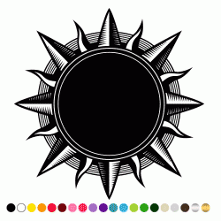 Stickers SOLEIL BOUSSOLE 3 Stickers SOLEIL BOUSSOLE 3