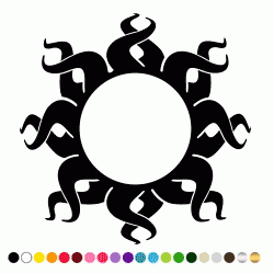 Stickers SOLEIL TRIBAL 2 Stickers SOLEIL TRIBAL 2