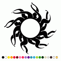 Stickers SOLEIL TRIBAL 3 Stickers SOLEIL TRIBAL 3