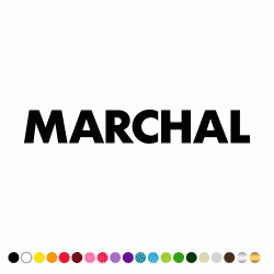 Stickers MARCHAL LETTRAGE Stickers MARCHAL LETTRAGE