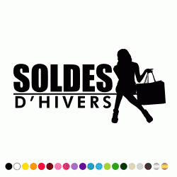 Stickers SOLDES D HIVER 3 Stickers SOLDES D HIVER 3