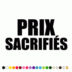 Stickers PRIX SACRIFIES Stickers PRIX SACRIFIES