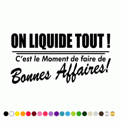 Stickers ON LIQUIDE TOUT ! 2 Stickers ON LIQUIDE TOUT ! 2