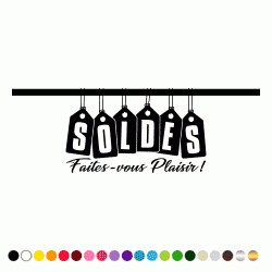 Stickers SOLDES SUSPENDU FAITES VOUS PLAISIR Stickers SOLDES SUSPENDU FAITES VOUS PLAISIR