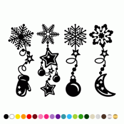 Stickers SUSPENSION JOYEUX NOEL Stickers SUSPENSION JOYEUX NOEL