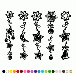 Stickers SUSPENSION JOYEUX NOEL 2 Stickers SUSPENSION JOYEUX NOEL 2