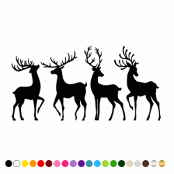 Stickers SILHOUETTE REINE 4 Stickers SILHOUETTE REINE 4