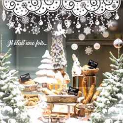 Stickers NUAGE SUSPENSION DE NOEL 4 Stickers NUAGE SUSPENSION DE NOEL 4