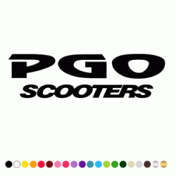 Stickers PGO SCOOTERS 2 Stickers PGO SCOOTERS 2