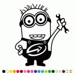 Stickers MINION BCD Stickers MINION BCD