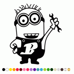 Stickers MINION BOOSTER Stickers MINION BOOSTER
