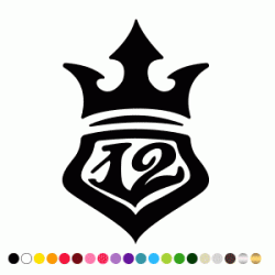 Stickers NAKED BOOSTER ROYAL 3 Stickers NAKED BOOSTER ROYAL 3