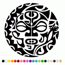 Stickers TRIBAL SOLEIL MAORI Stickers TRIBAL SOLEIL MAORI