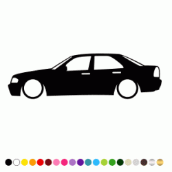 Stickers MERCEDES CLASSE C W202 5 PORTES AMG Stickers MERCEDES CLASSE C W202 5 PORTES AMG