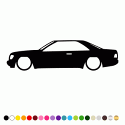 Stickers MERCEDES W124 COUPE AMG Stickers MERCEDES W124 COUPE AMG