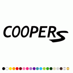 Stickers COOPER S 1 Stickers COOPER S 1