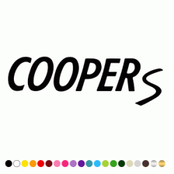 Stickers COOPER S 2 Stickers COOPER S 2