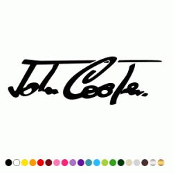 Stickers JOHN COOPER SIGNATURE Stickers JOHN COOPER SIGNATURE