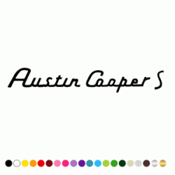Stickers AUSTIN COOPER S Stickers AUSTIN COOPER S
