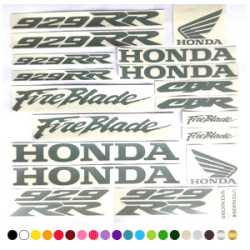 Stickers Kit Honda CBR 929RR Fireblade Stickers Kit Honda CBR 929RR Fireblade