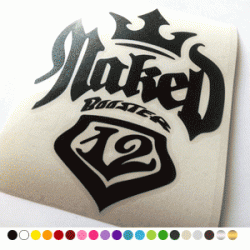 Stickers NAKED BOOSTER ROYAL 2 Stickers NAKED BOOSTER ROYAL 2