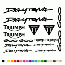 Stickers KIT TRIUMPH DAYTONA 600 Stickers KIT TRIUMPH DAYTONA 600