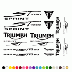 Stickers KIT TRIUMPH SPRINT ST1050 Stickers KIT TRIUMPH SPRINT ST1050