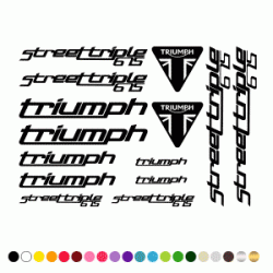 Stickers KIT TRIUMPH STREETTRIPLE 675 Stickers KIT TRIUMPH STREETTRIPLE 675