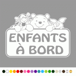 Stickers Enfants à Bord Winnie 2 Stickers Enfants à Bord Winnie 2