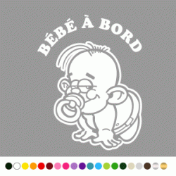 Stickers Bb à Bord Tétine Stickers Bb à Bord Tétine