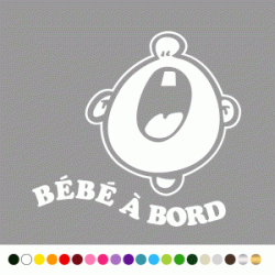 Stickers Bb à Bord Pleure Stickers Bb à Bord Pleure