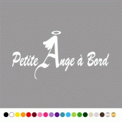 Stickers Petite Ange à Bord Stickers Petite Ange à Bord