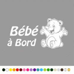 Stickers Bb à Bord Ourson 2 Stickers Bb à Bord Ourson 2