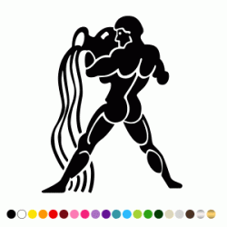 Stickers Silhouette Verseau Stickers Silhouette Verseau
