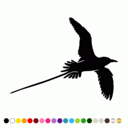 Stickers Silhouette Paille en Queue 2 Stickers Silhouette Paille en Queue 2