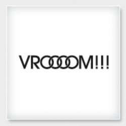 Stickers AUDI VROOOOM Stickers AUDI VROOOOM