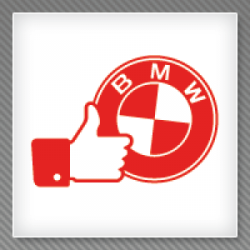Stickers BMW POUCE DROITE Stickers BMW POUCE DROITE