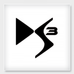 Stickers LOGO DS3 2 Stickers LOGO DS3 2