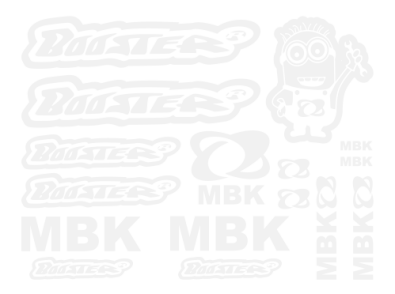 Stickers  KIT BOOSTER MBK 6 Stickers  KIT BOOSTER MBK 6