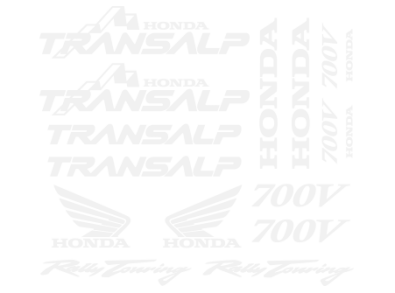 Stickers Kit Honda TRANSALP 700V Stickers Kit Honda TRANSALP 700V