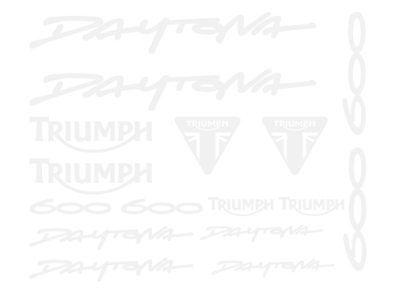 Stickers KIT TRIUMPH DAYTONA 600 Stickers KIT TRIUMPH DAYTONA 600